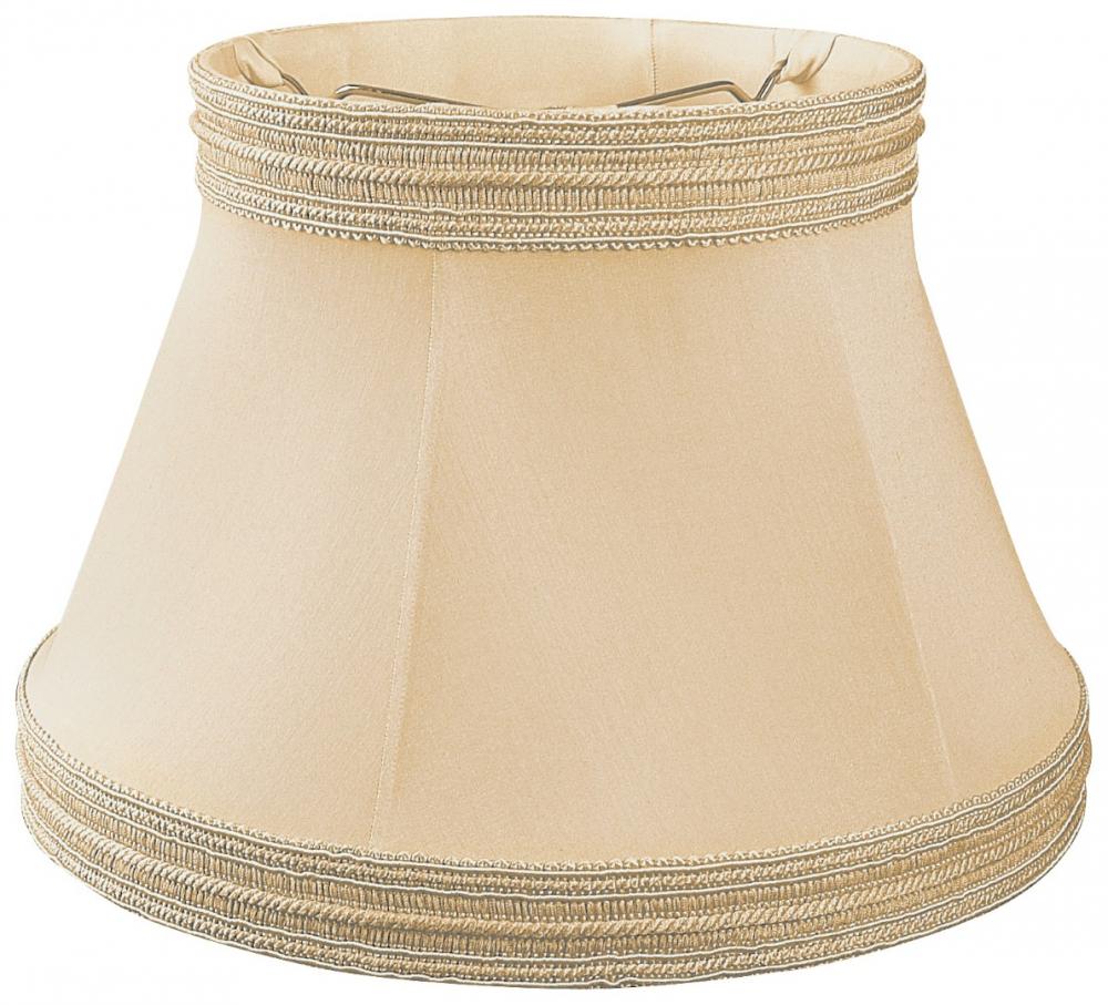 Gypsy Gold Designer Lampshade with Trimmed Top and Bottom