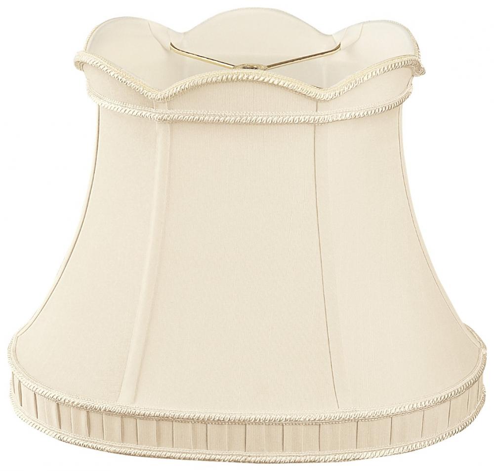 Designer Lampshade with Scallop Top