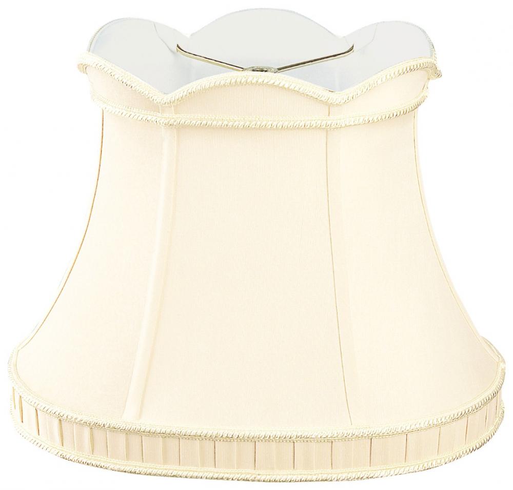 Designer Lampshade with Scallop Top