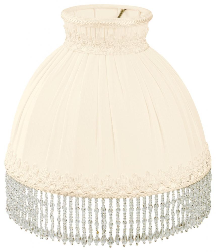 Beaded Ruffled Round Designer Lampshade