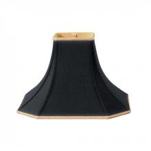 Royal Designs, Inc. DS-38-16BLK - Designer Lampshade with Cut Corners