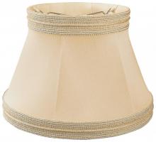 Royal Designs, Inc. DS-77-14GGL - Gypsy Gold Designer Lampshade with Trimmed Top and Bottom