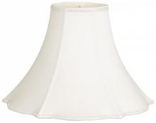 Royal Designs, Inc. DS-96-14WH - Scallop Bottom Designer Lampshade with Round Top