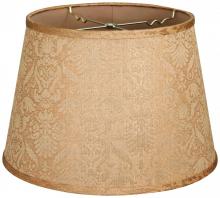 Royal Designs, Inc. HB-604-12GL - Shallow Drum Hardback Shade