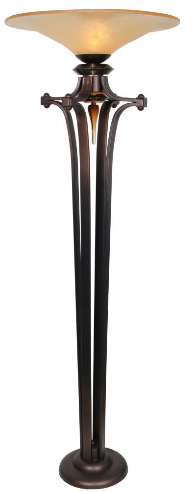 Royal, Floor Lamp Torchiere 72" H.