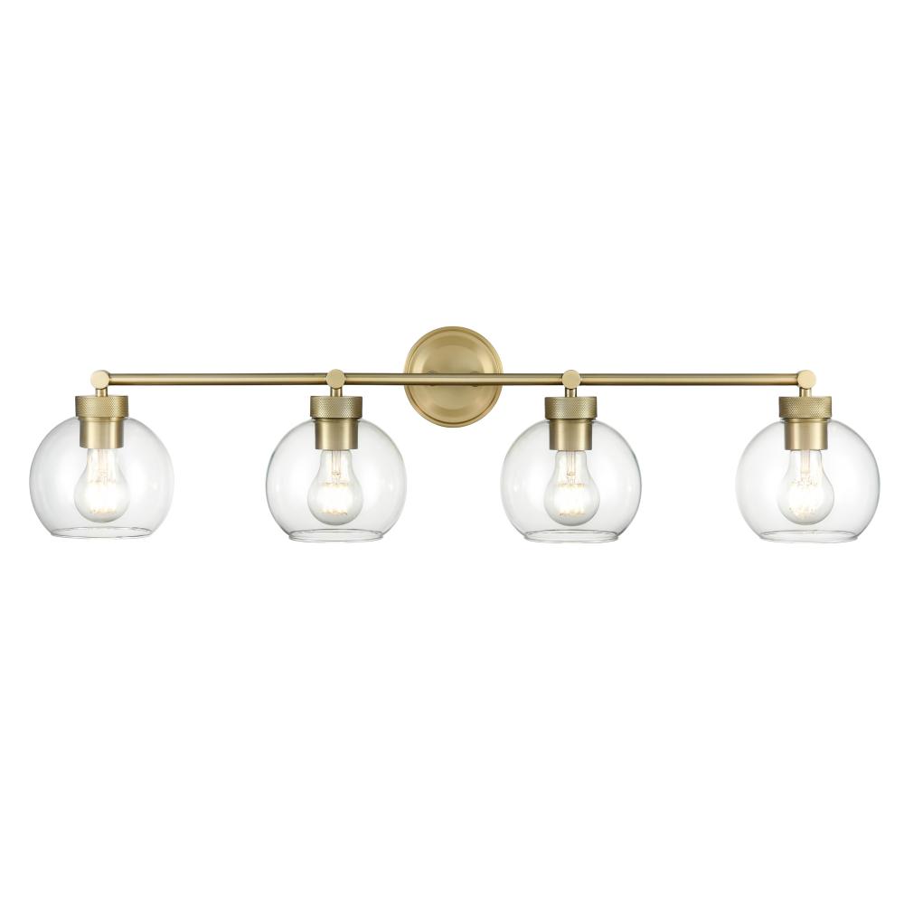 Jonatan 4-Light Vanity Vintage Brass