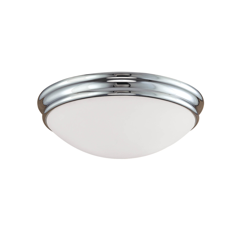 2-Light Flushmount Ceiling Light Chrome