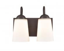 Millennium 9812-RBZ - Ivey Lake 2-Light Vanity Rubbed Bronze