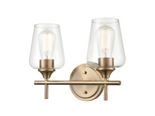 Millennium 9702-MG - Ashford 2-Light Vanity Modern Gold