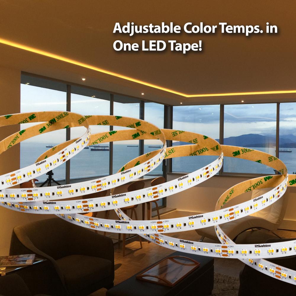 LEDTask™ 24VDC Flexible High Output Tunable White Location LED Tape