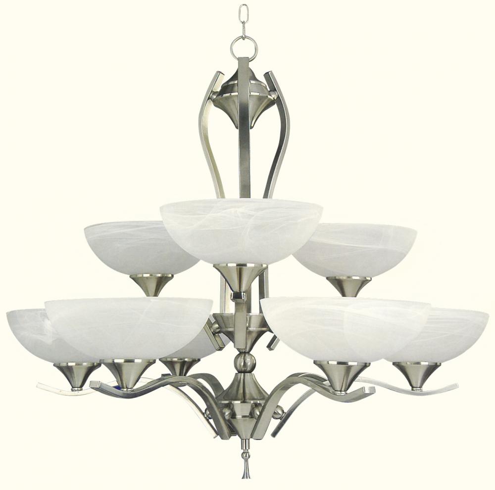 Nickel Up Chandelier