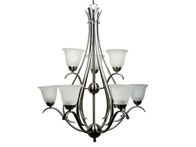 Nickel Up Chandelier