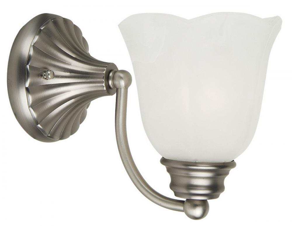 Nickel Bathroom Sconce