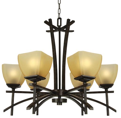 Bronze Up Chandelier