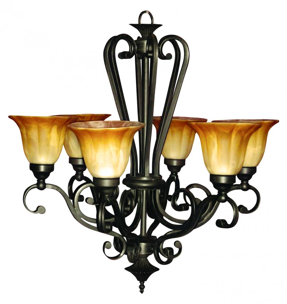 Bronze Up Chandelier