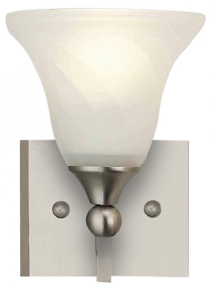 Nickel Bathroom Sconce