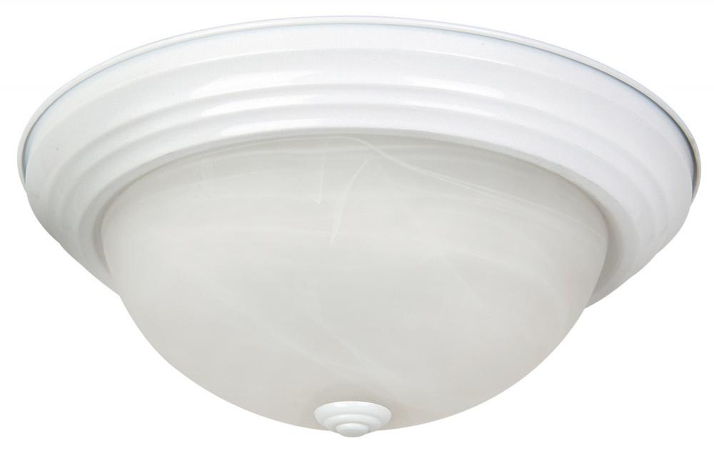 White Bowl Flush Mount