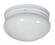 Yosemite Lighting 2002-6WH - White Mushroom Flush Mount