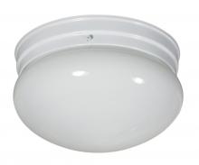 Yosemite Lighting 2003-6WH - White Mushroom Flush Mount