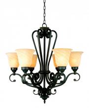 Yosemite Lighting 82136-6EC - Up Chandelier