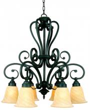 Yosemite Lighting 82136R-6EC - Down Chandelier