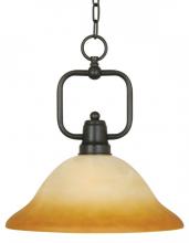 Yosemite Lighting 92251-1VB - Bronze Down Pendant