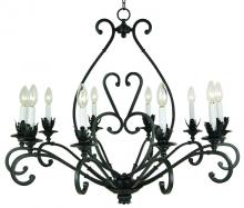 Yosemite Lighting 94430-10VB - Bronze Up Chandelier