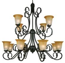 Yosemite Lighting 94531-4+8PG - Up Chandelier