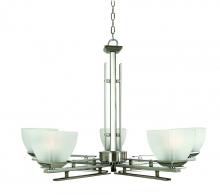 Yosemite Lighting 95535-5SN - Nickel Up Chandelier