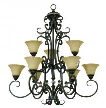 Yosemite Lighting F053A09TS - Up Chandelier