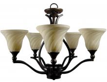 Yosemite Lighting FL9935-5DB - Up Chandelier