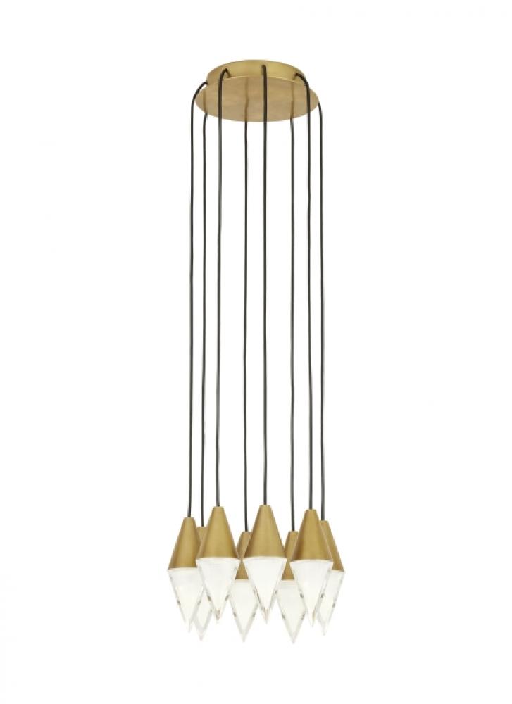 Turret 8 Light Chandelier