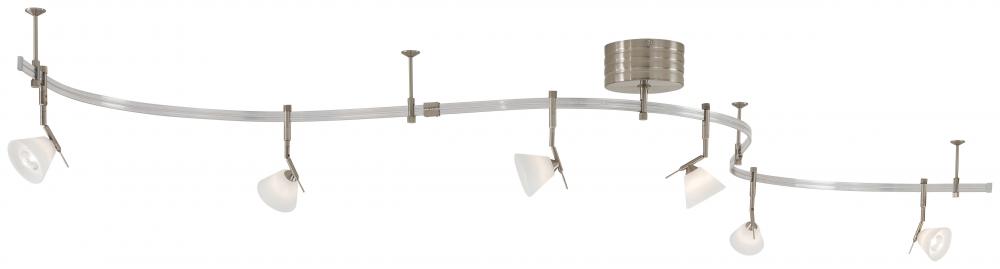 6 Light Low Voltage Monorail Kit