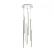 Dals PDLED120-8-WH - 8 Light Round CCT LED Duo - Light Cylinder Pendant Cluster