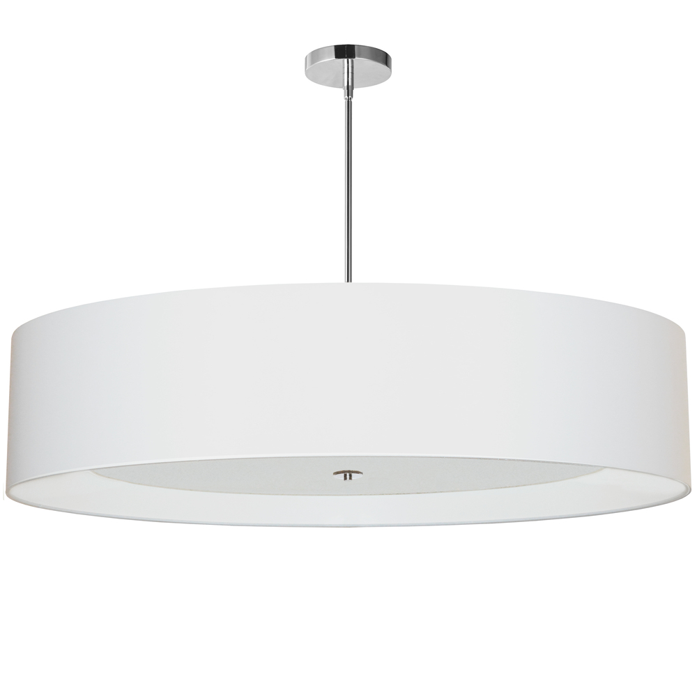 6LT Helena Pendant PC, WH w/WH Diffuser