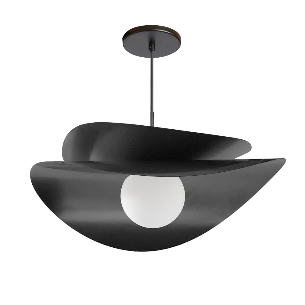 15W Pendant in Matte Black