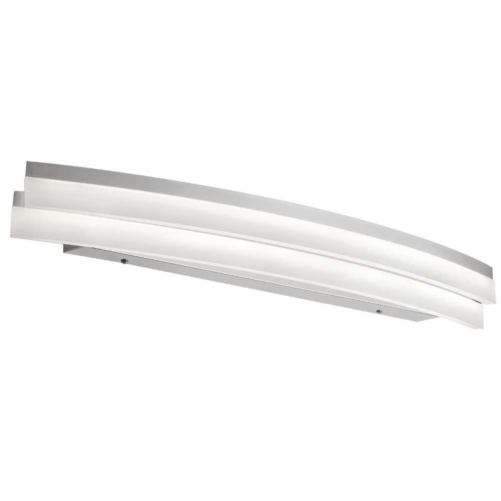 27W LED Curved Vanity Fixture, SV/PC