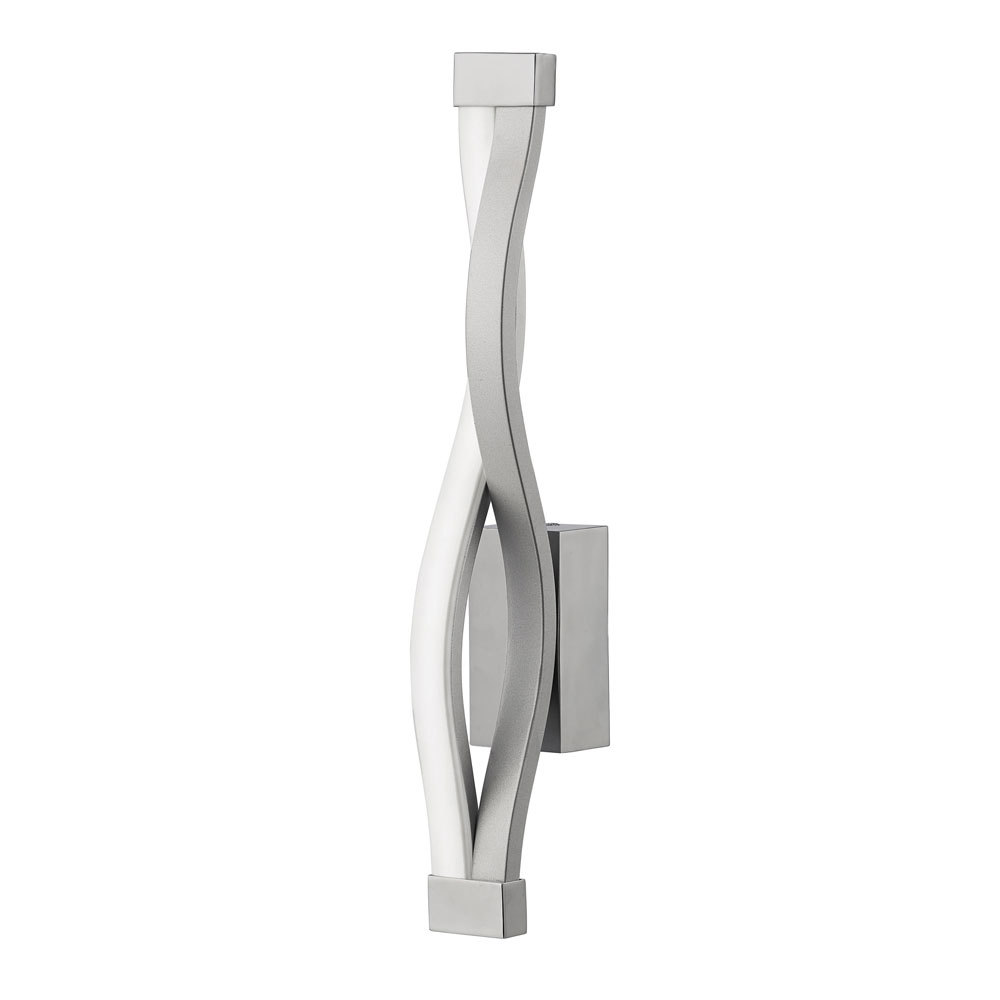 6W Wave LED Wall Sconce, SV/PC