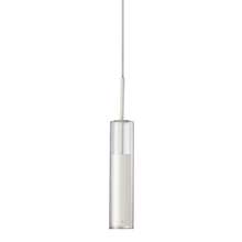 Dainolite LUN-1LEDP-WH - 6W Pendant, White Finish