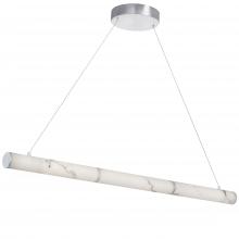 Dainolite RBN-4030HP-PC-ALB - 30W Polished Chrome Horizontal Pendant w/ Alabaster Diffuser