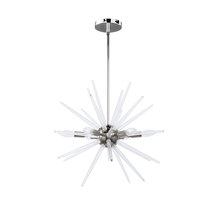 Dainolite VEL-206C-PC - 6LT Incandescent Pendant, Polished Chrome Finish