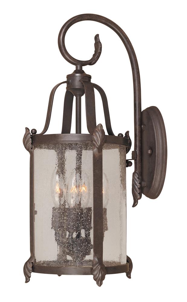Old Sturbridge Collection 4-Light Bronze Outdoor Wall Lantern