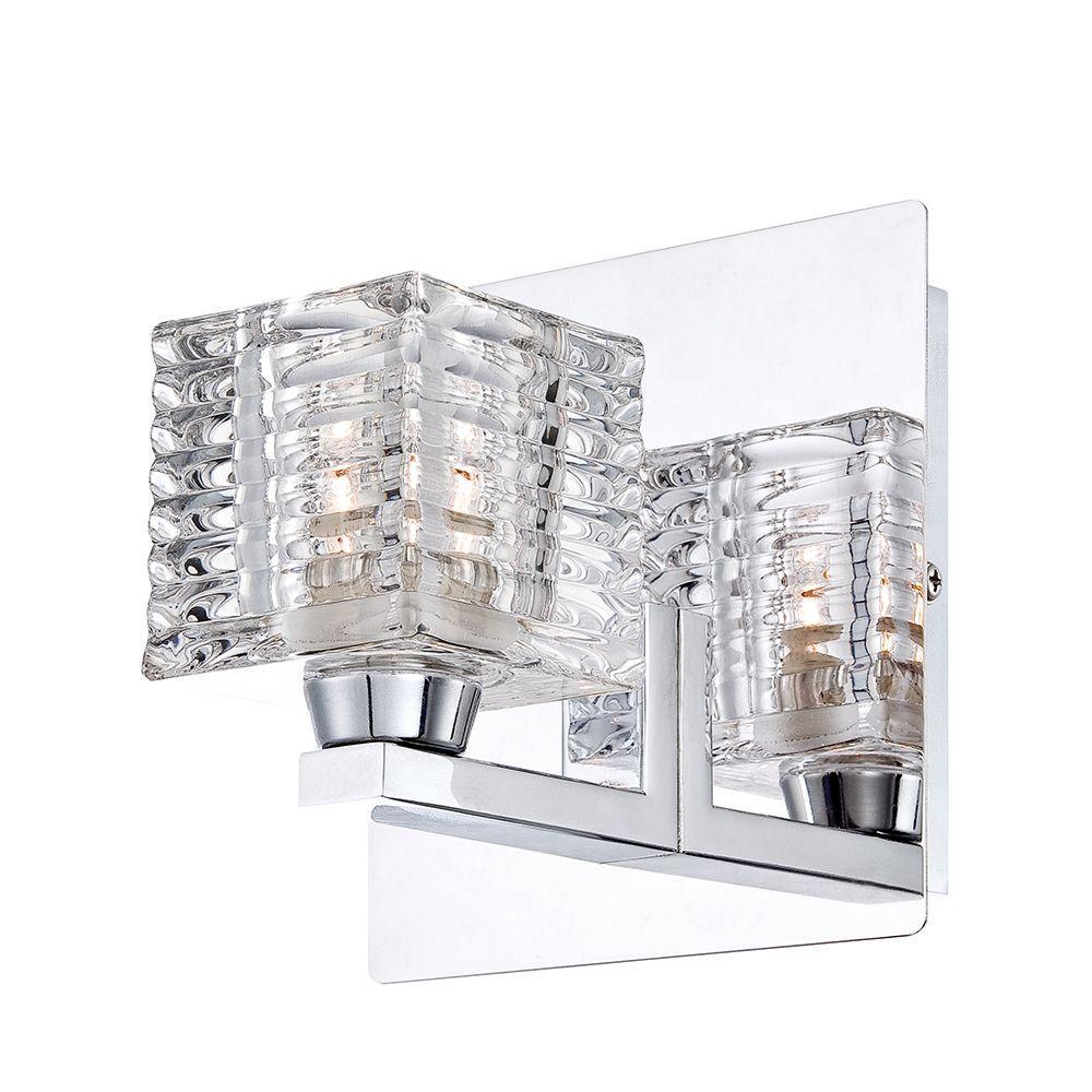 Lenza Collection 1-Light Chrome Sconce
