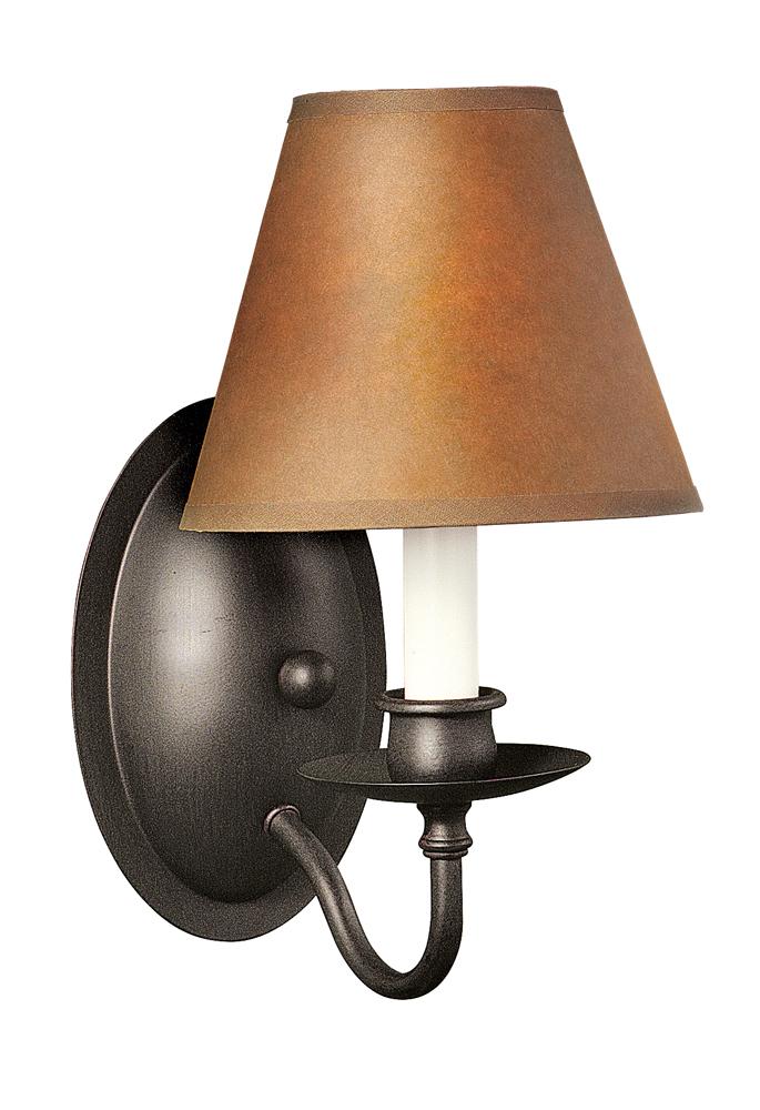 Uptown Collection 1-Light Rust Wall Sconce