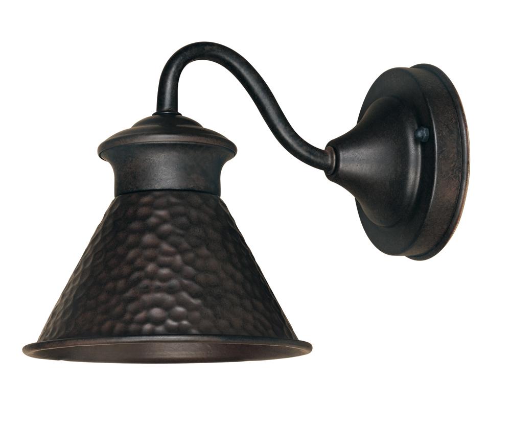 Dark Sky Essen 1-Light Outdoor Bronze Short-Arm Wall Lamp