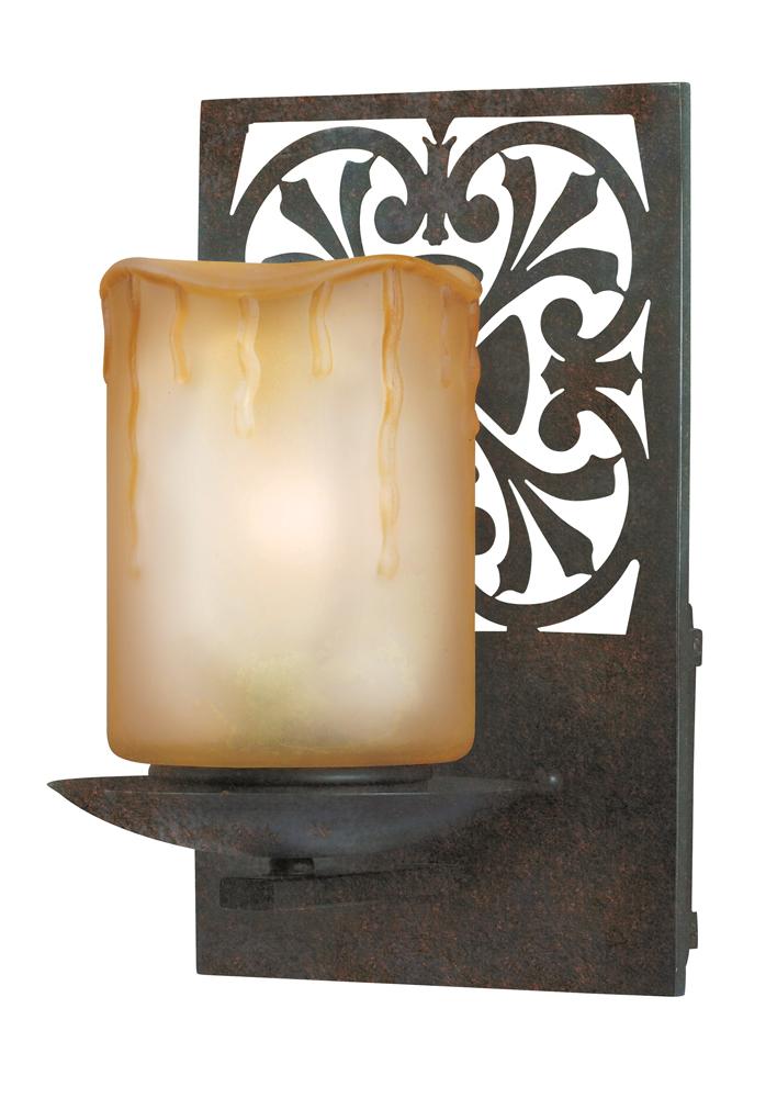 Adelaide Collection Wall-Mount Outdoor Bronze Sconce