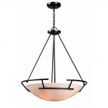 World Imports WI7080388 - Ava Collection 3-Light Oil Rubbed Bronze Indoor Pendant