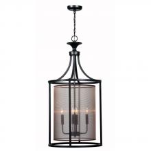 World Imports WI435488 - Aria Collection 4-Light Oil Rubbed Bronze Indoor Pendant