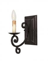 World Imports WI6182042 - Rennes Collection 1-Light Rust Wall Sconce