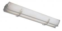 World Imports WI720337 - Beyond Modern Collection 3-Light Brushed Nickel Fluorescent Flushmount